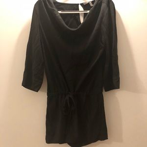 BCBGMaxazria Cowl Neck Romper